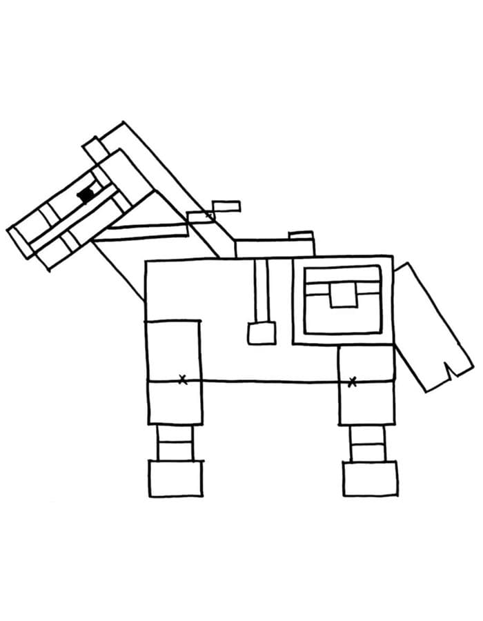 Minecraft per Bambini da colorare