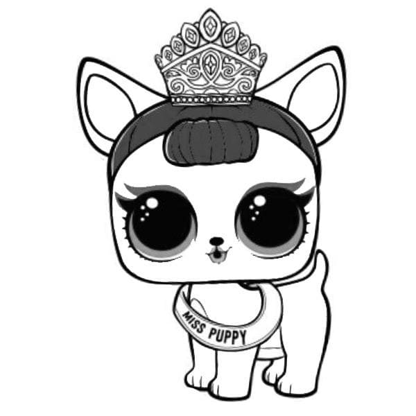 Miss Puppy LOL Pets da colorare