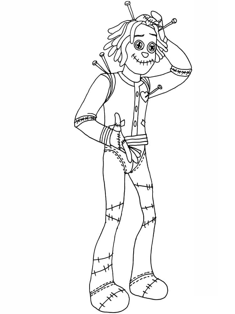 Monster High Hoodude Voodoo da colorare