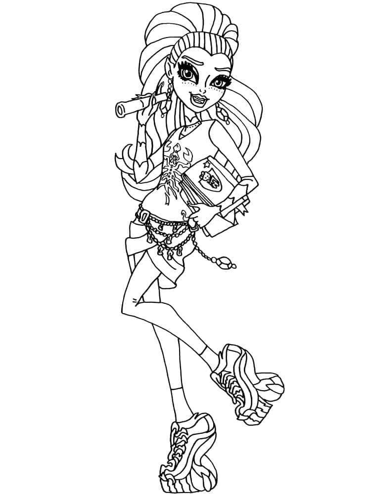 Monster High Scaremester Gigi da colorare