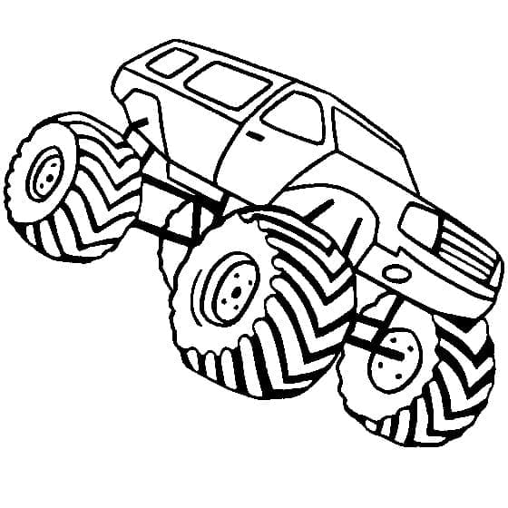 Monster Truck Stampabile da colorare