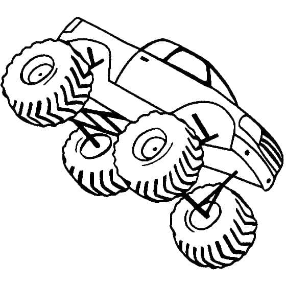 Monster Truck per Bambini da colorare