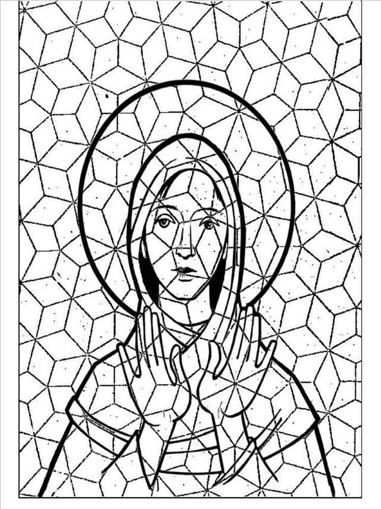 Mosaico Immagine Gratuita da colorare