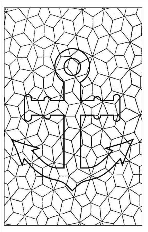 Mosaico Stampabile Gratis da colorare