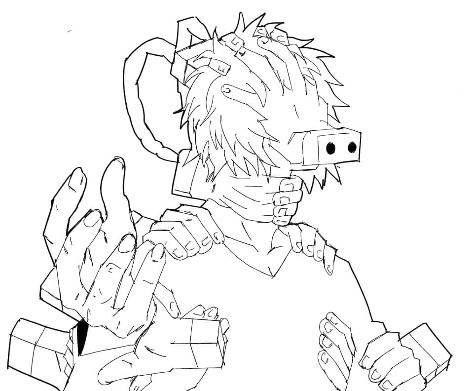 My Hero Academia Libero da colorare