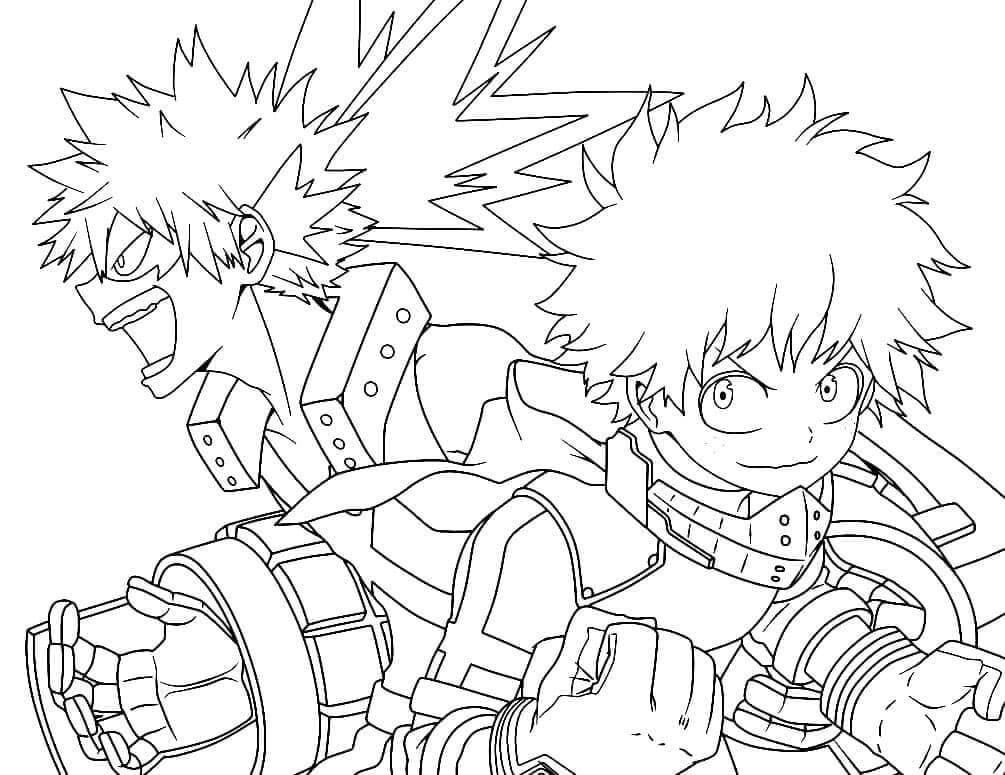 My Hero Academia da colorare