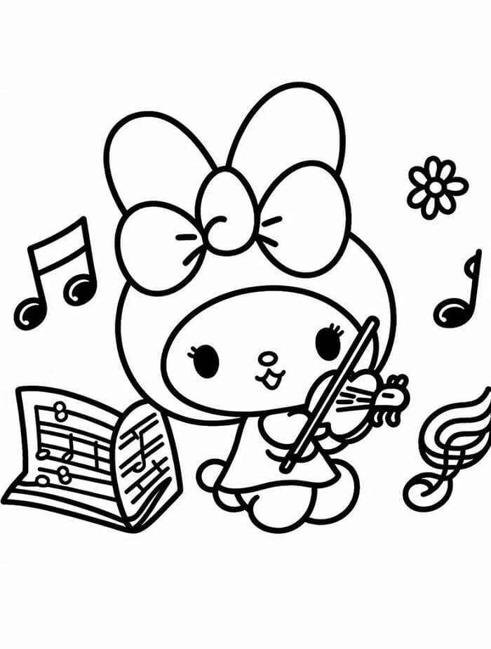My Melody (1) da colorare