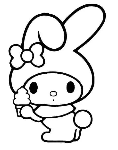 My Melody Animata da colorare