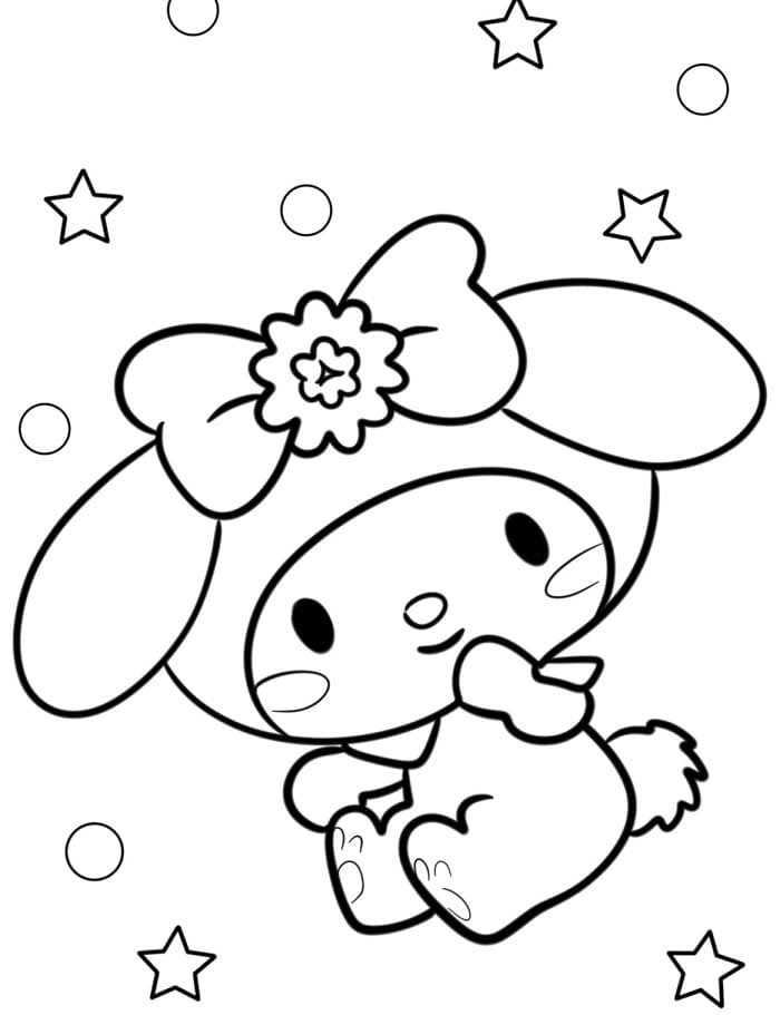 My Melody Carina da colorare