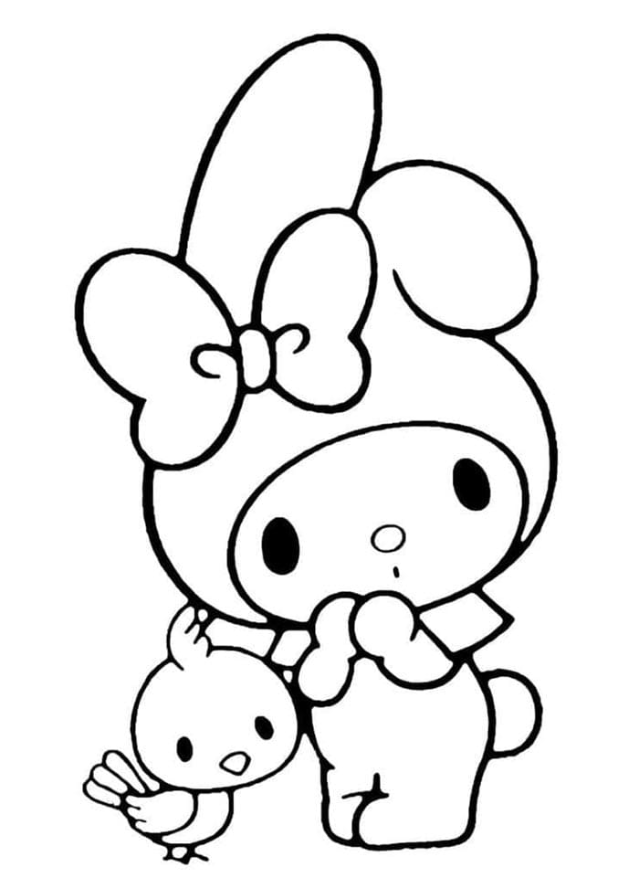 My Melody Gratuita da Stampare da colorare