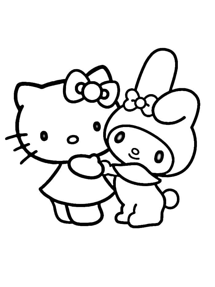 My Melody Stampabile Gratuitamente da colorare