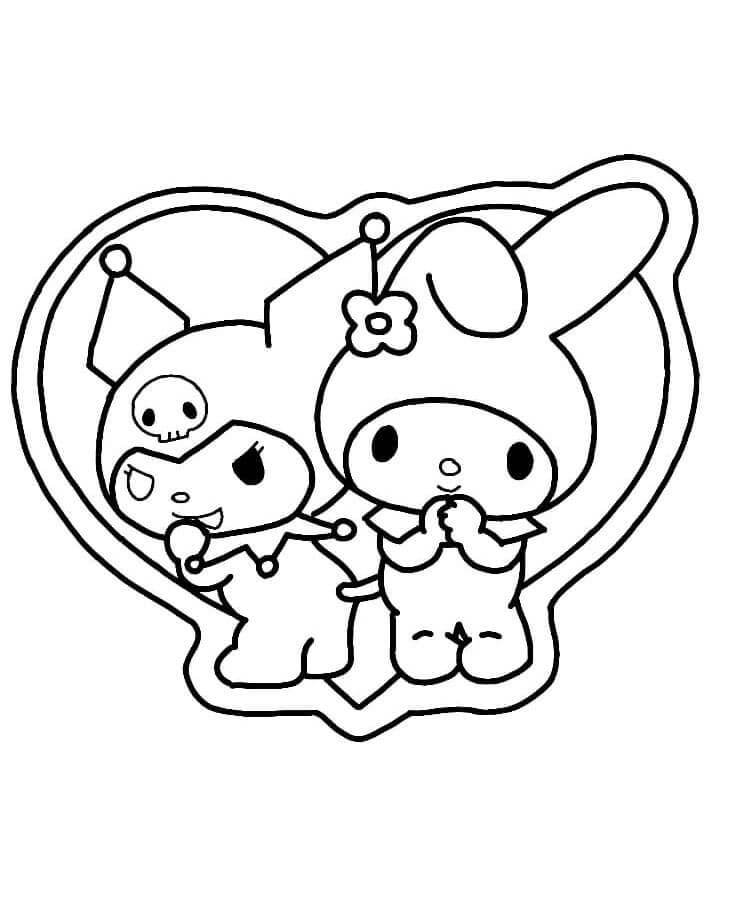 My Melody Stampabile Senza Spesa da colorare