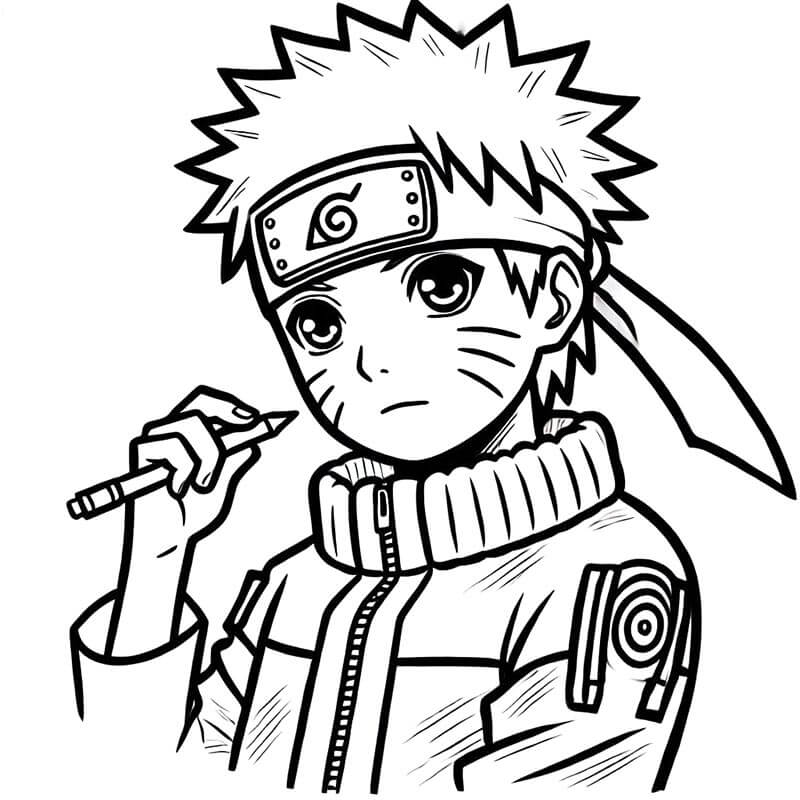 Naruto (2) da colorare