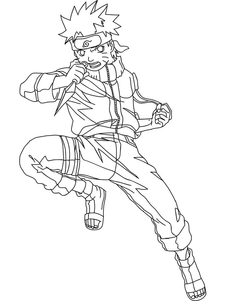 Naruto a Costo Zero da Stampare da colorare