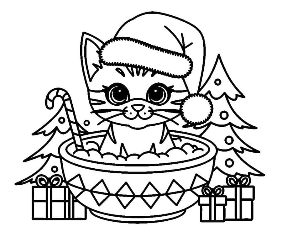 Natale Gratis Stampabile da colorare