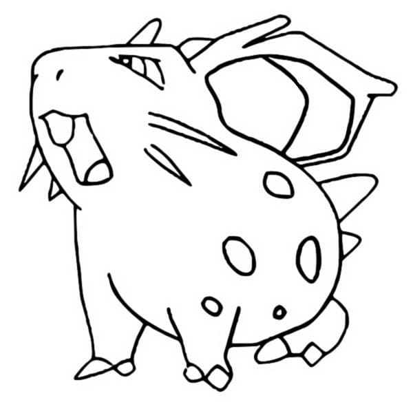 Nidoran(f) Pokemon da colorare