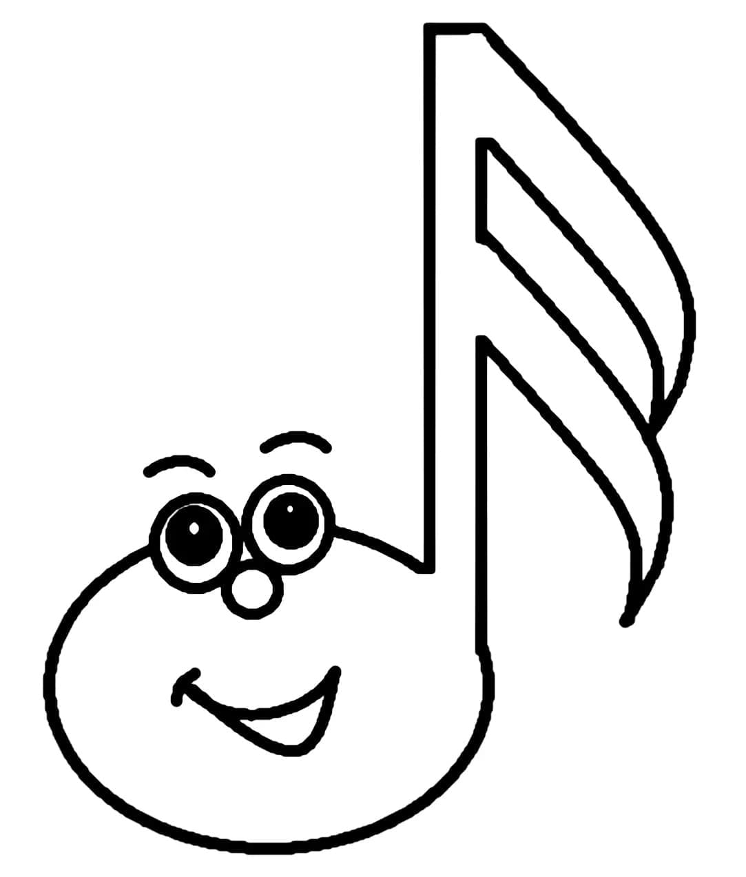 Note Musicali (30) da colorare