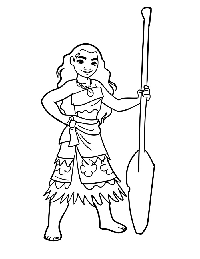 Oceania Molto Carina da colorare