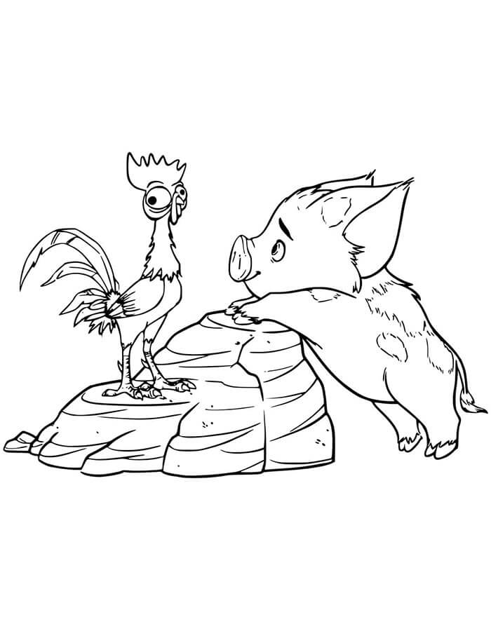 Oceania Stampabile per Bambini da colorare