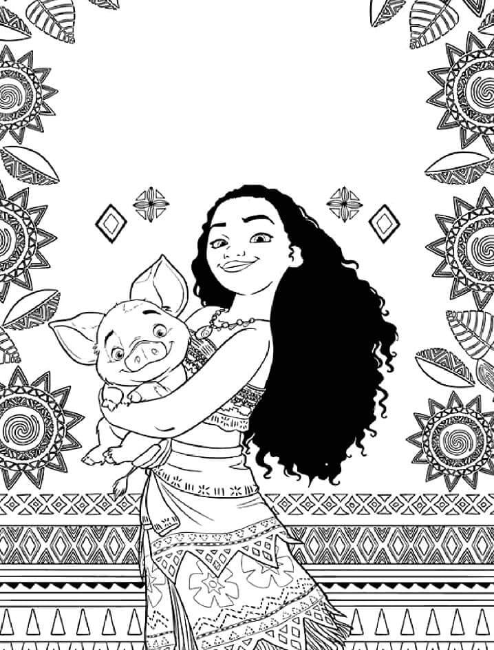 Oceania per Bambini di 5 Anni da colorare