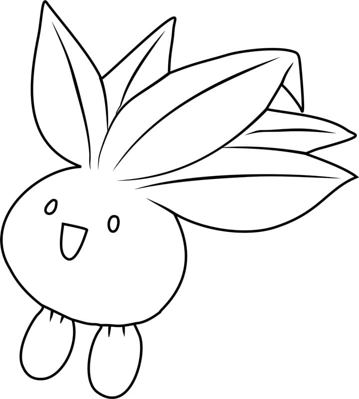 Oddish Pokemon da colorare