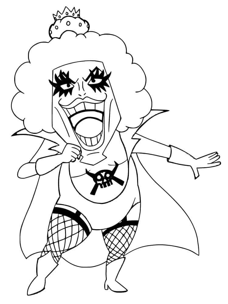 One Piece per Bambini di 2 Anni da colorare