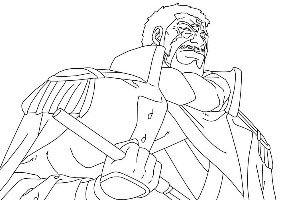 One Piece per Bambini di 6 Anni da colorare