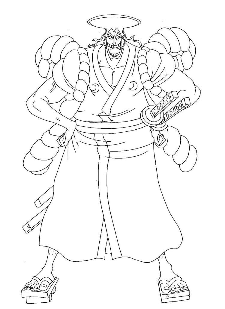 One Piece per Stampare da colorare