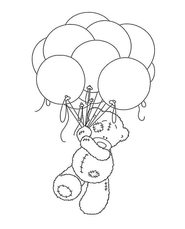 Palloncino Gratis Stampabile da colorare