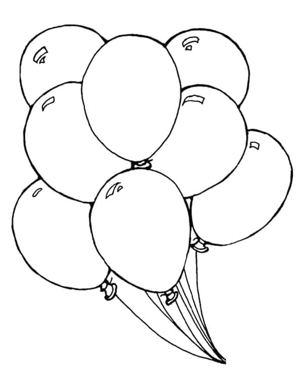 Palloncino per Bambini da colorare