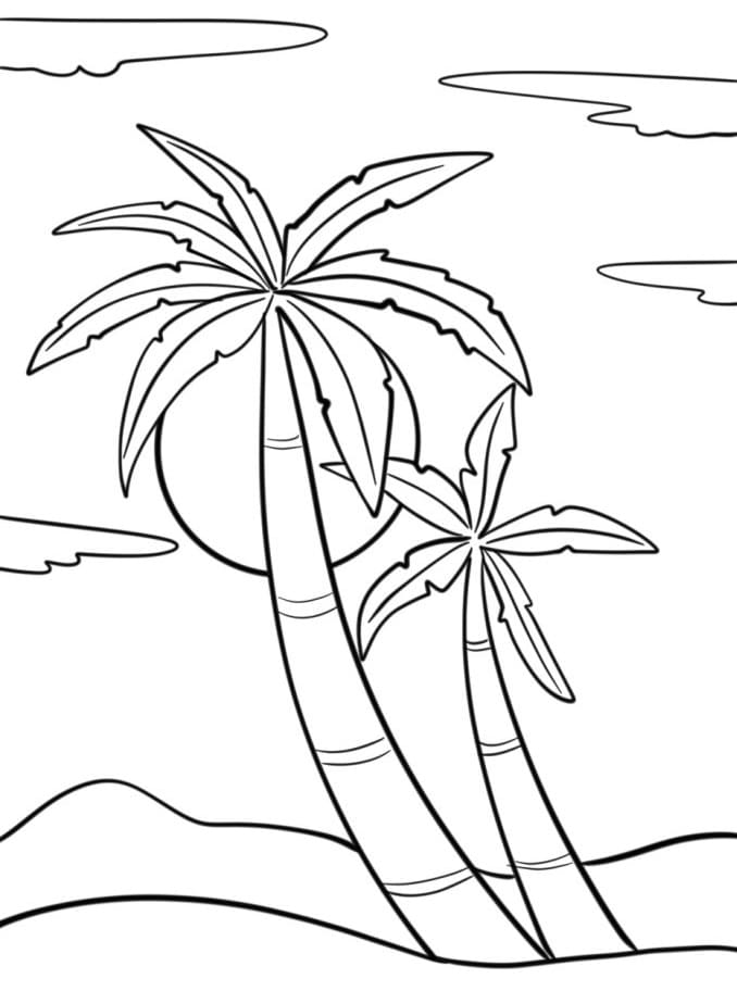 Palma Libero da colorare