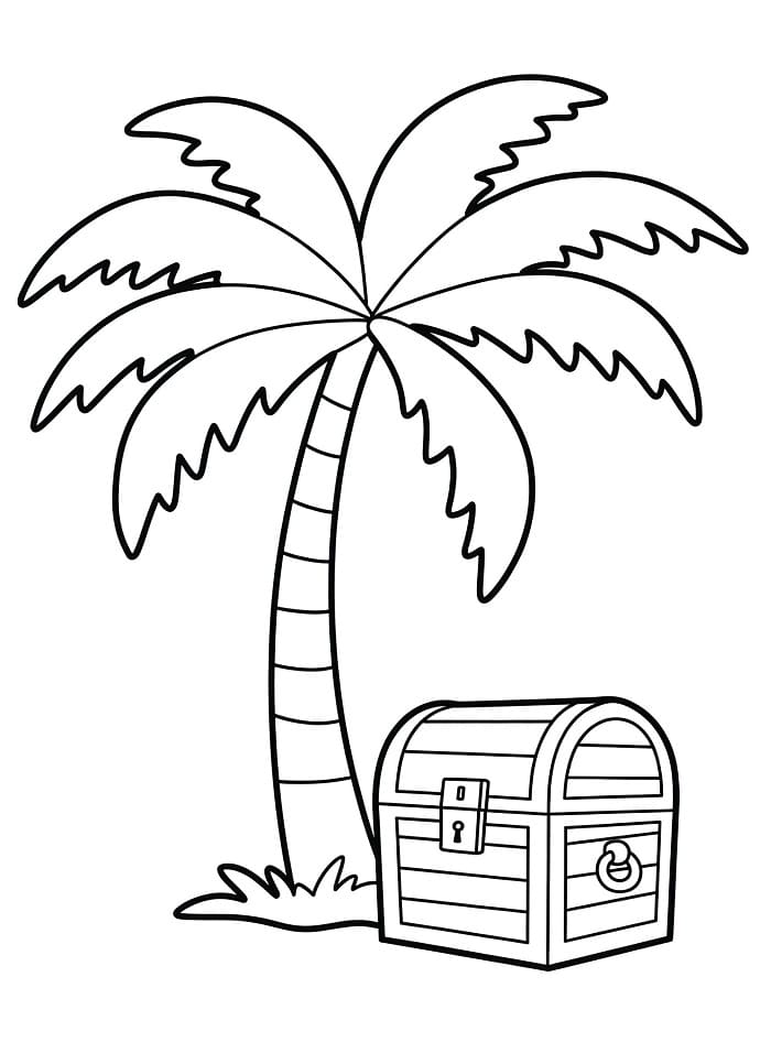 Palma Stampabile Libero da colorare