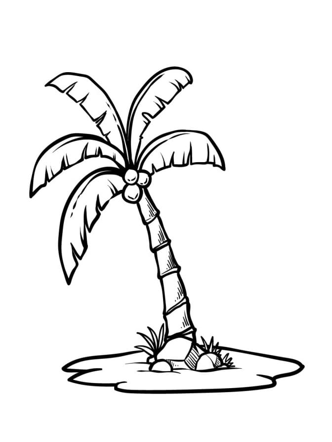 Palma Stampabile da colorare