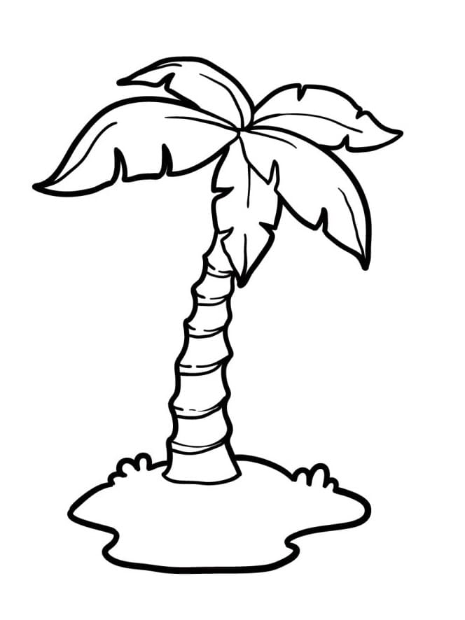 Palma da colorare