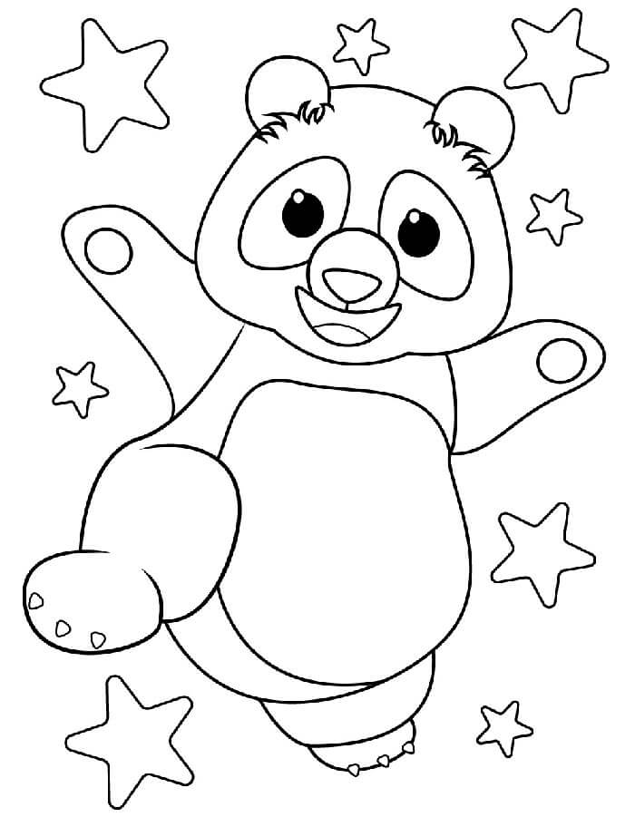 Panda per Bambini da colorare