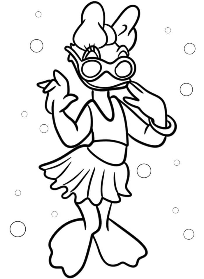 Paperina Gratuiti per Bambini da colorare