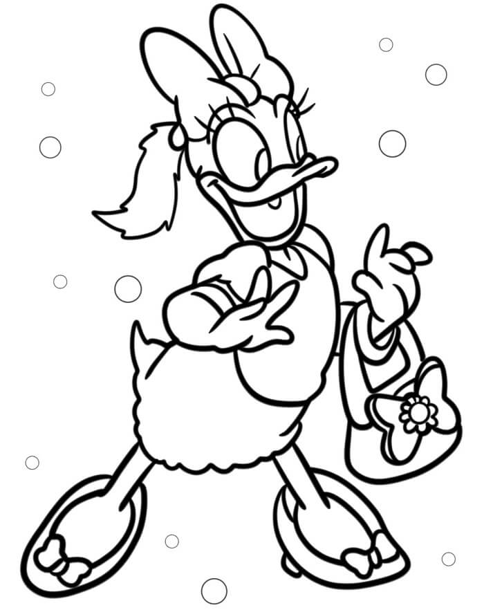 Paperina da colorare