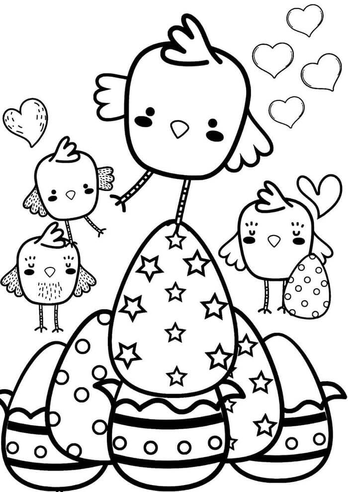 Pasqua 1 da colorare