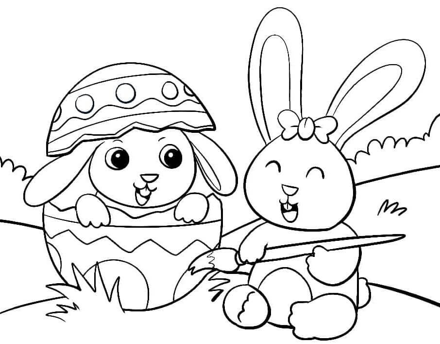 Pasqua 3 da colorare