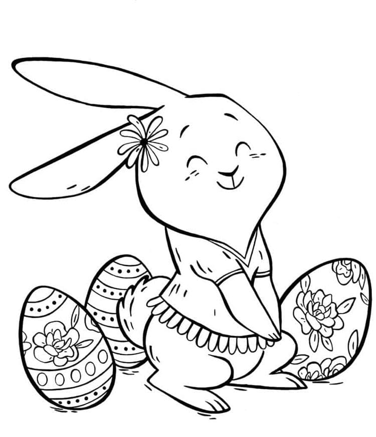 Pasqua da Stampare da colorare