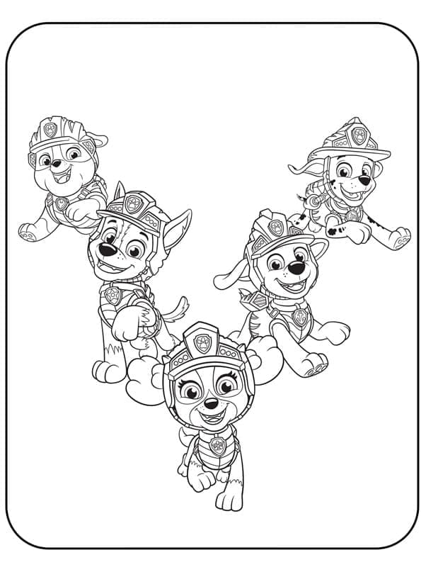 Paw Patrol (10) da colorare