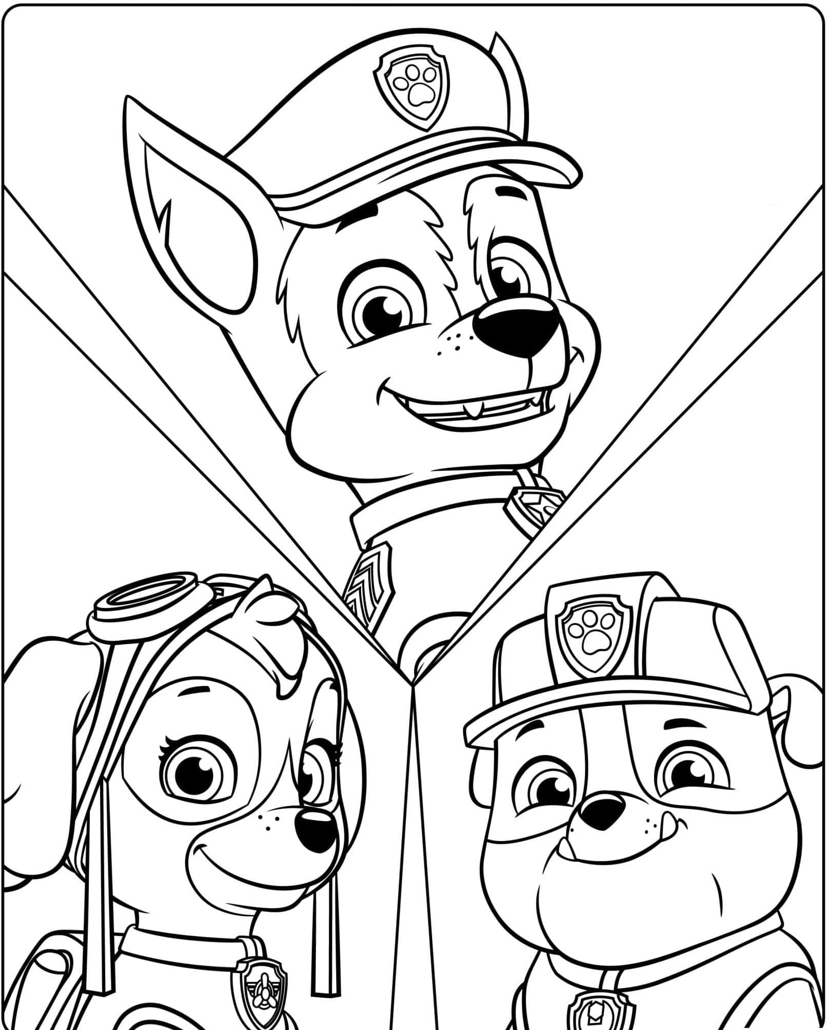 Paw Patrol (11) da colorare