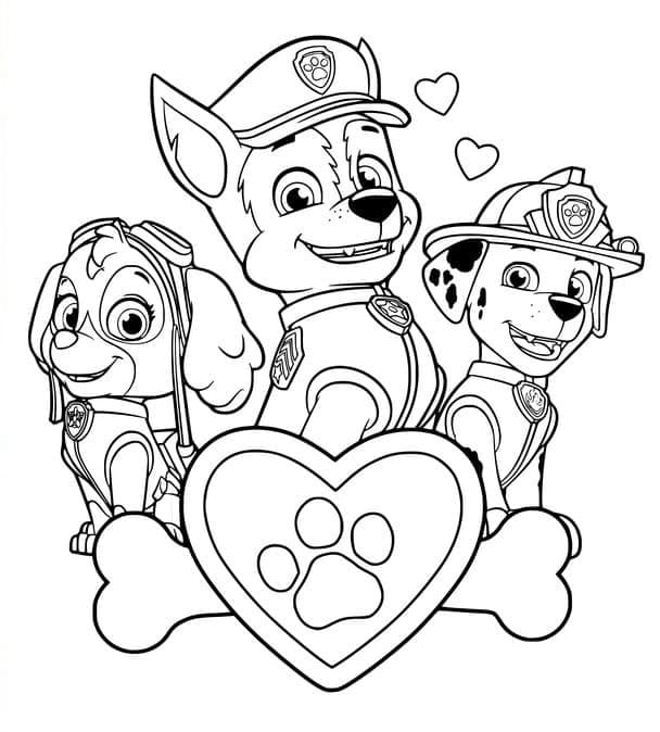 Paw Patrol (14) da colorare