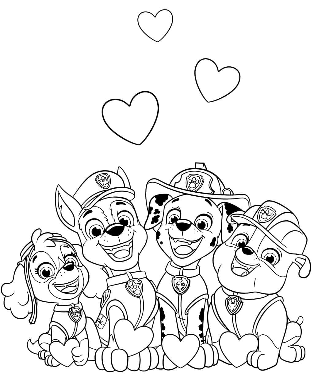 Paw Patrol (16) da colorare