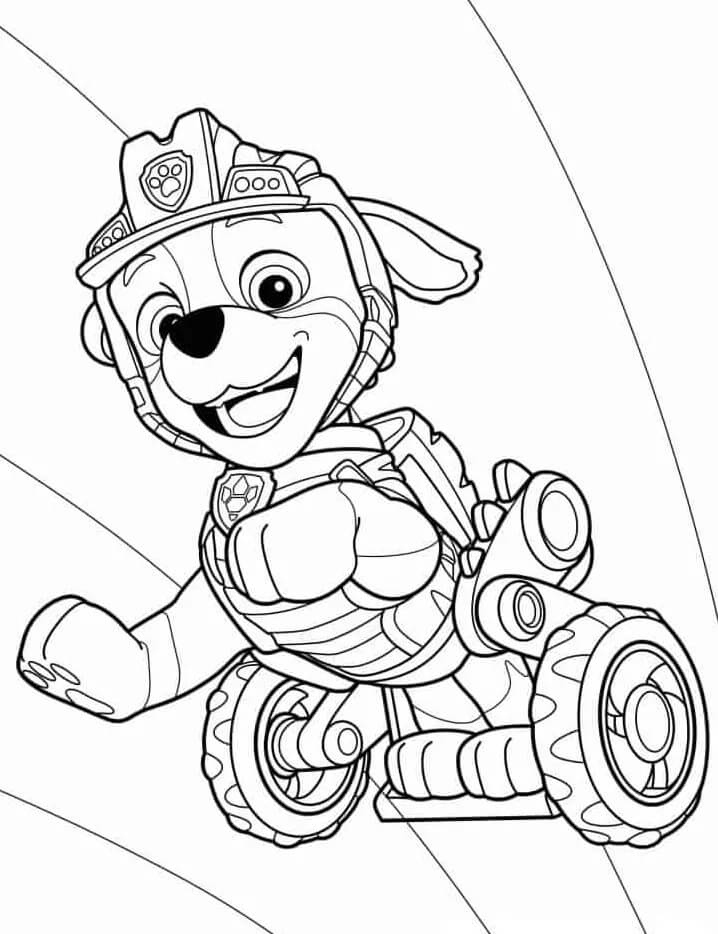 Paw Patrol Gratuita Stampabile da colorare