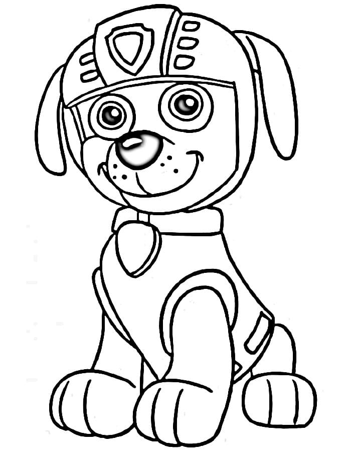 Paw Patrol Molto Carina da colorare