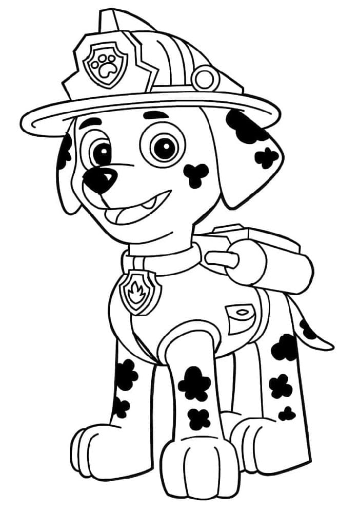 Paw Patrol Stampabile Gratuita da colorare
