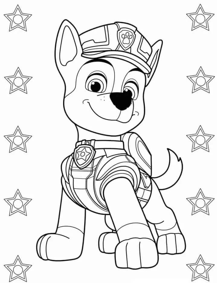 Paw Patrol Stampabile Senza Spesa da colorare