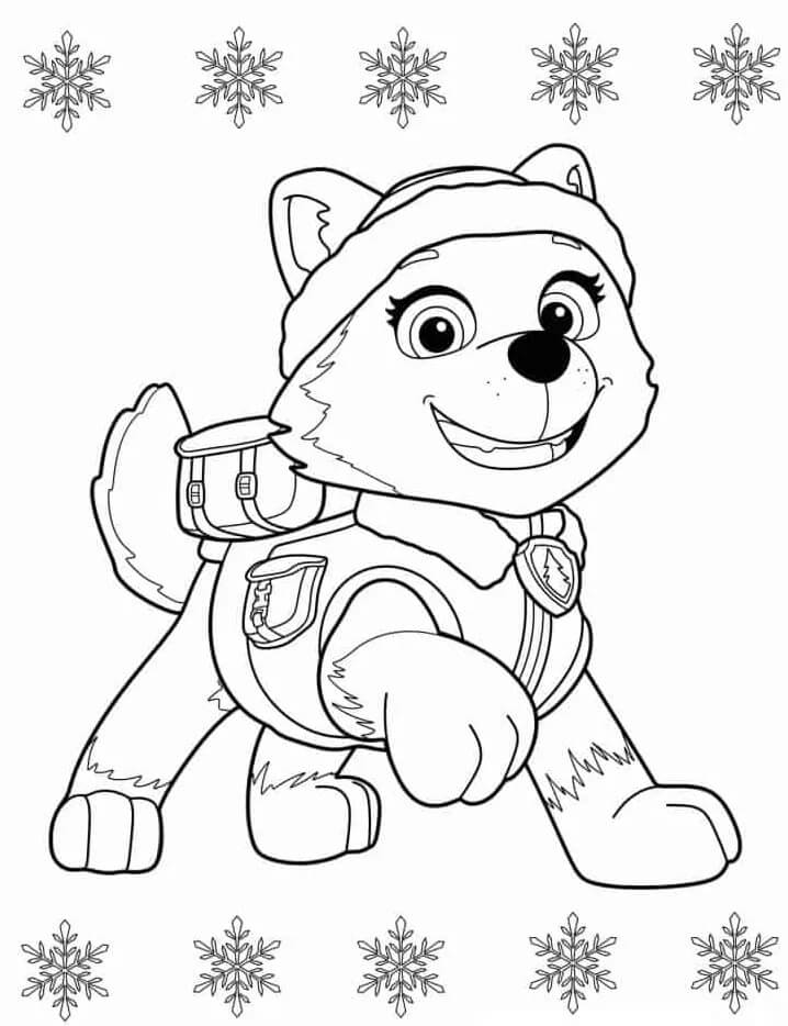 Paw Patrol per Bambini di 1 Anno da colorare