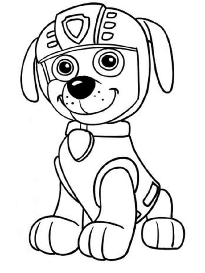 Personaggi Paw Patrol da colorare